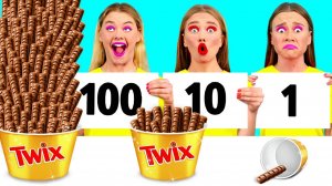 100 Слоев Еды Челлендж # Война Пранков от BaRaDa Gold Challenge