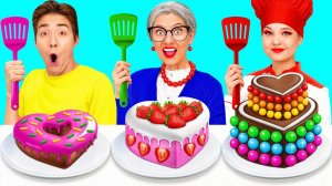 Кулинарный Челлендж# Я против Бабушки # Смешные Челленджи с Едой от Fun Challenge