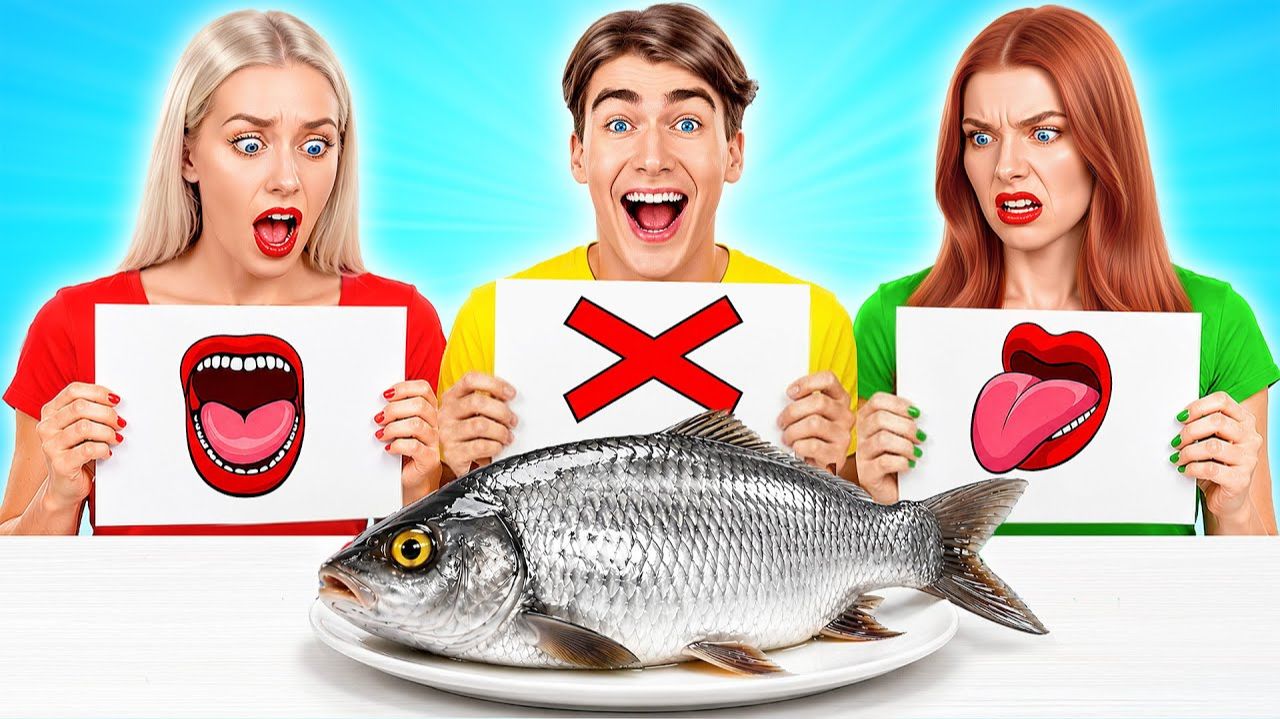 Откуси Лизни или Ничего Челлендж Удивительные Кухонные Рецепты смотреть онлайн
