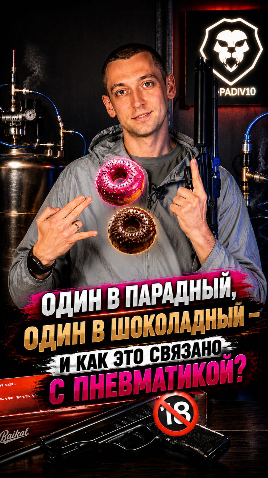 Один в парадный, один в шоколадный и как это связано с пневматикой?? Как душится пневматика и зачем?