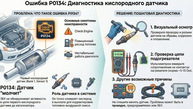 P0134 почему не стоит сразу менять лямбда зонд смотреть онлайн