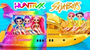 DIY в Радужном и Золотом стиле! K-Pop Охотницы на Демонов на корабле!