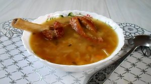 Гороховый суп в афганском казане