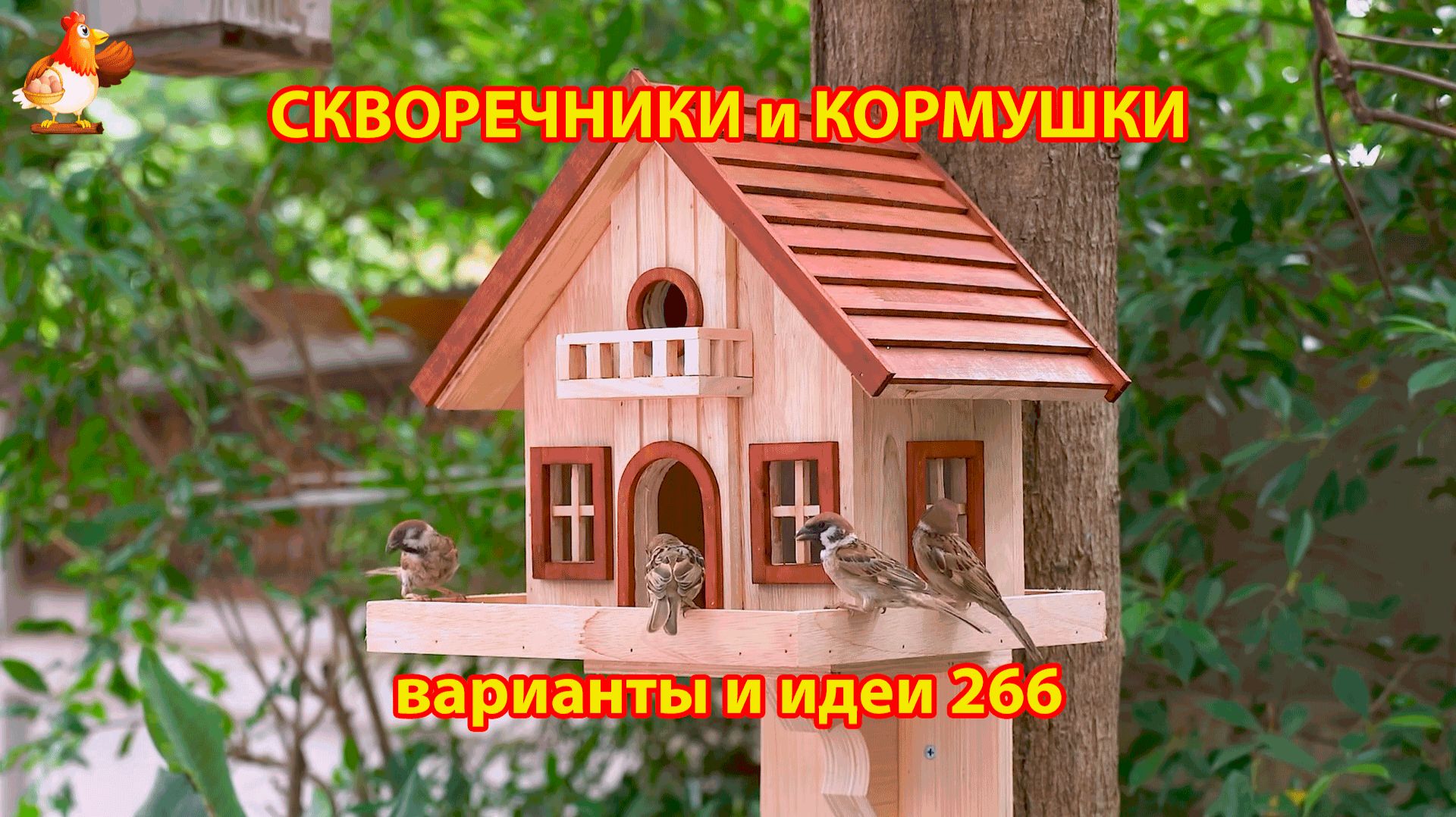 Скворечники и кормушки своими руками для птиц (266) 🪚🪛🔨 Идеи для дачи и сада пошагово ❣️ смотреть онлайн