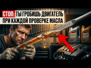 Хватит убивать свой немецкий двигатель неправильной проверкой масла о которой молчат в сервисе