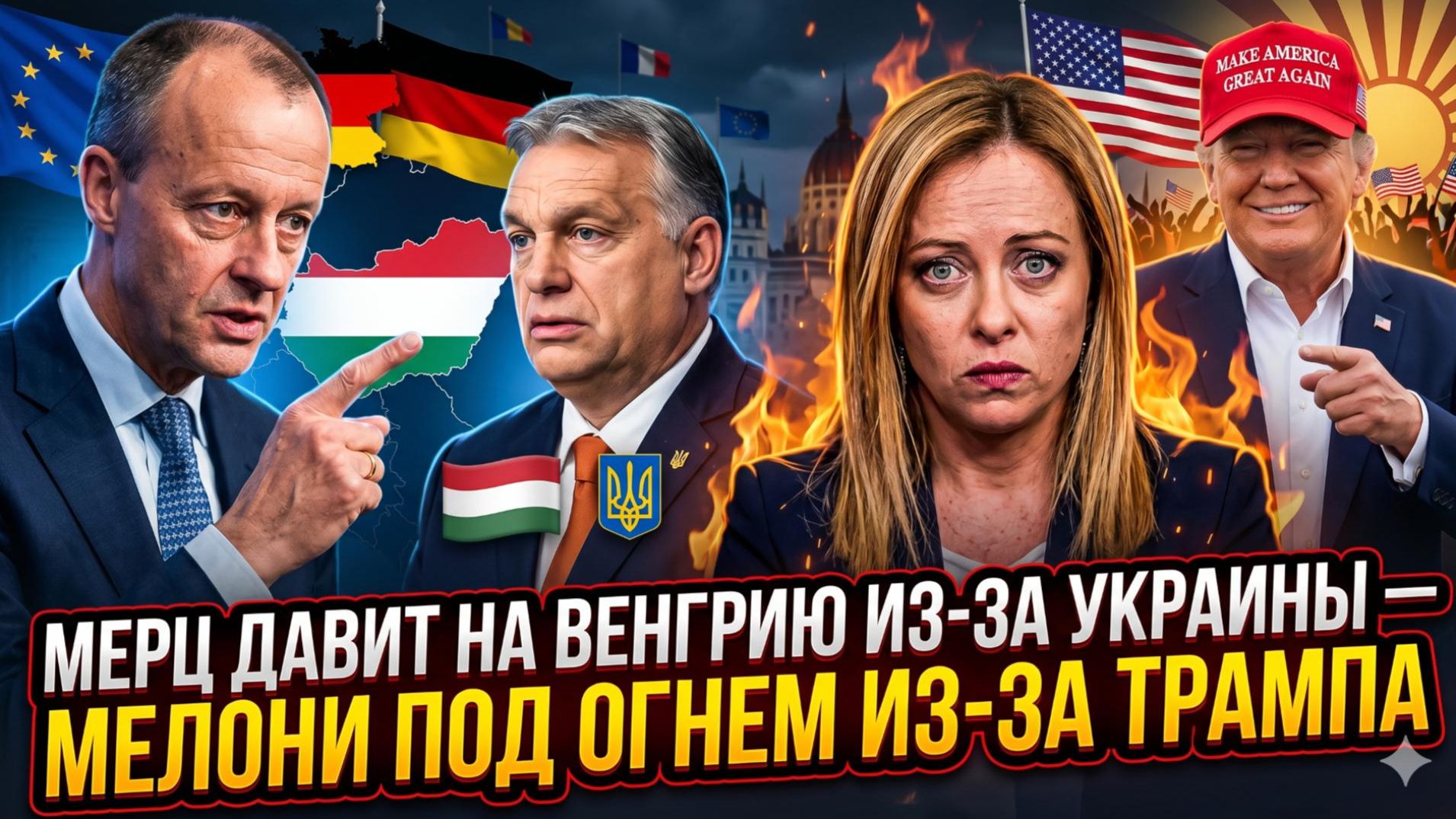 ⚡️Себастиан Сас | Европу трясет:Мерц душит Венгрию по Украине. Мелони в опале из-за дружбы с Трампом смотреть онлайн