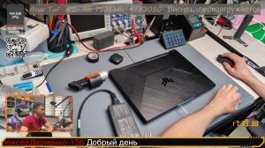 Стрим. Чиним Asus TUF A15 до победного. Зависает и перезагружается во время загрузки Windows.
