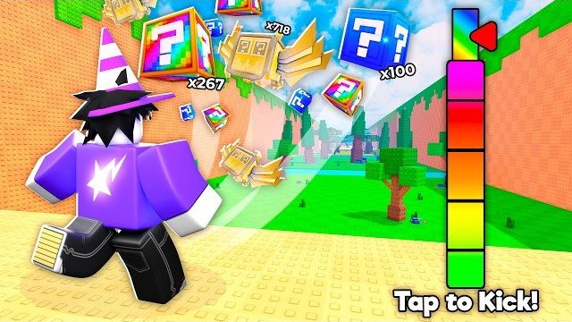😱 НАЧАЛ С НУЛЯ, Но БЬЮ 99.999 ЛАКИ БЛОКОВ в Kick a Lucky Block смотреть онлайн