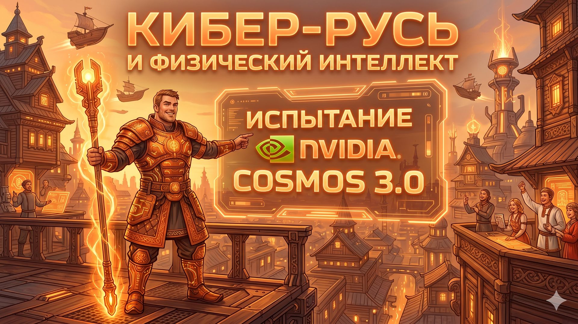 Кибер-Русь и физический интеллект: Испытание NVIDIA Cosmos 3.0