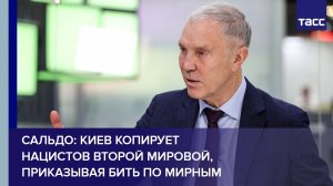 Киев копирует нацистов Второй мировой, приказывая бить по мирным, заявил Сальдо