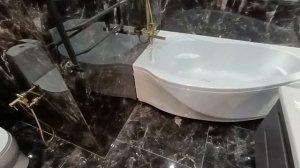 Дизайн Ванной Чёрный Керамогранит 8 989 684-79-24
