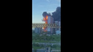 АТАКОВАН ПИТЕР СЕГОДНЯ. ПОЖАР.