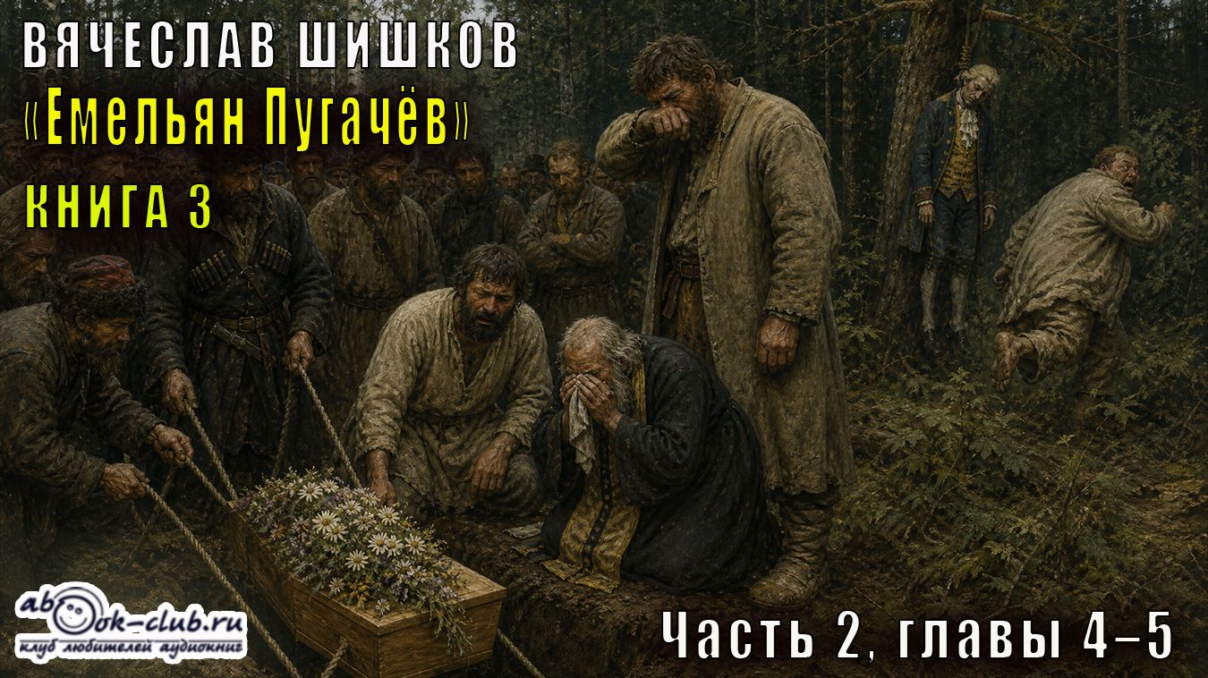 Вячеслав Шишков "Емельян Пугачёв" книга 3, Часть 2, главы 4–5 смотреть онлайн