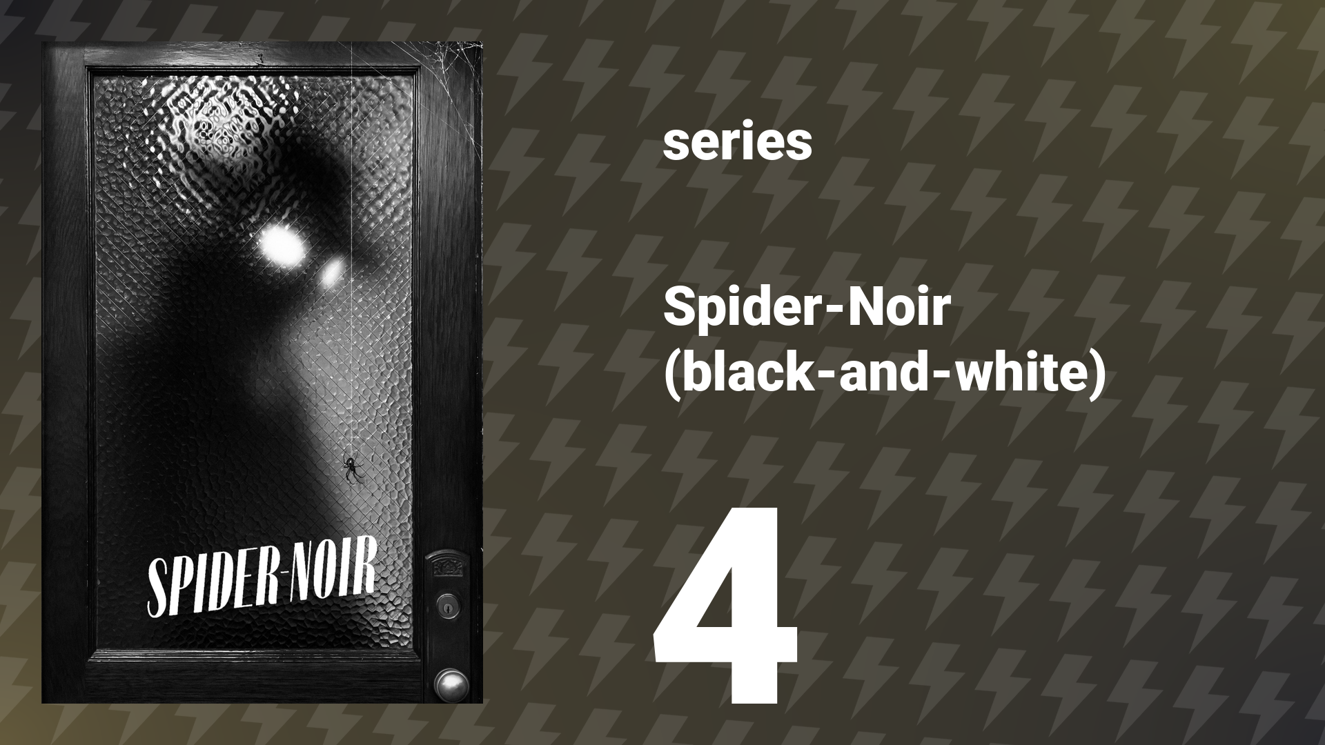 Spider-Noir (black-and-white) Episode 4 «A Mistake I’ll Never Make Again» (series, 2026) смотреть онлайн
