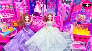 Играем в игрушки из мультика принцесса кукла Барби. Мультфильм для детей. ASMR АСМР