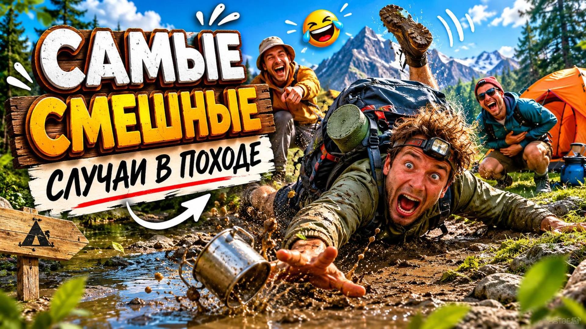 САМЫЕ СМЕШНЫЕ СЛУЧАИ В ПОХОДЕ!