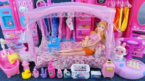 Игровой набор «Спальня принцессы Барби»! Распаковка и Обзор ярких игрушек! Мультики для детей!