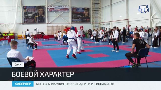 В городе Саки прошёл Турнир «Кубок Героев» по тхэквондо смотреть онлайн