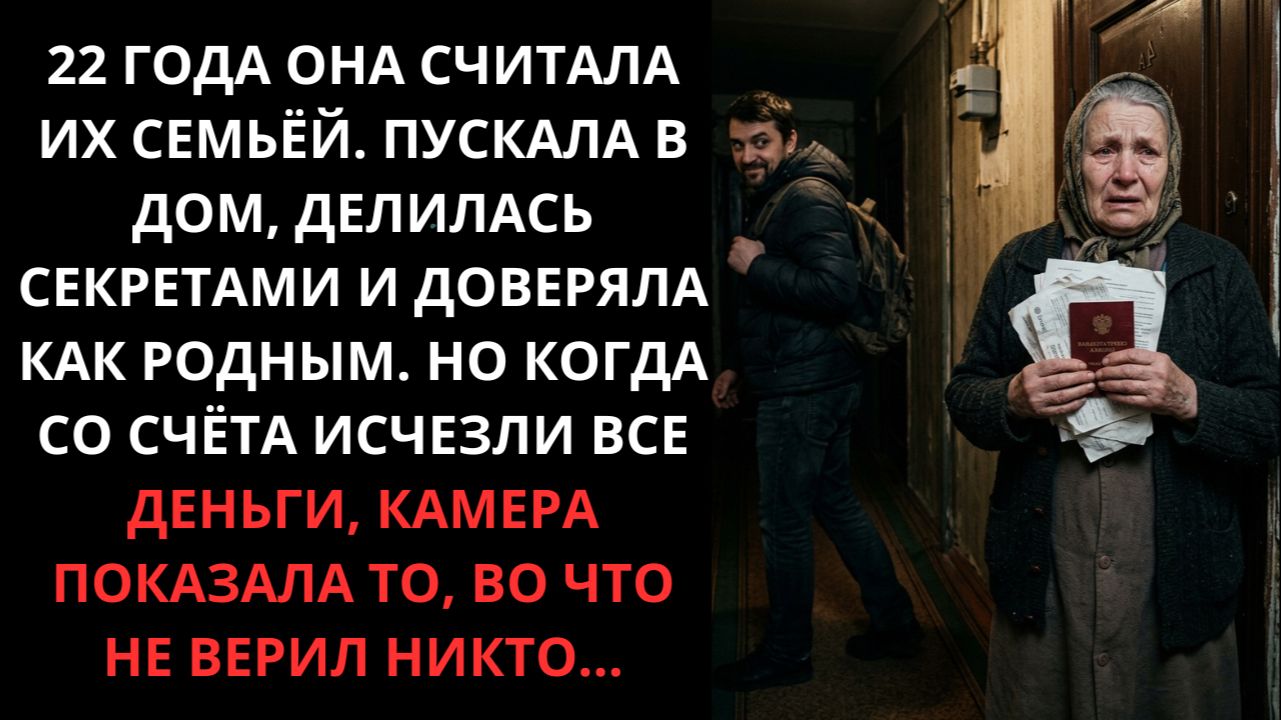 Истории из жизни: ПУСТИЛА В ДОМ КАК СЫНА, А ОН УКРАЛ ВСЕ СБЕРЕЖЕНИЯ! ПРАВДА ШОКИРОВАЛА ВЕСЬ ПОДЪЕЗД смотреть онлайн
