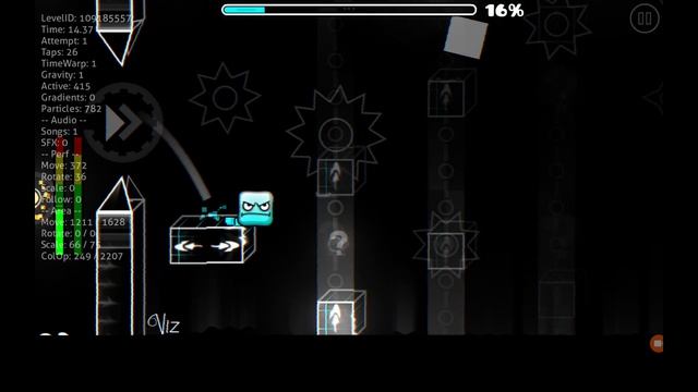 прошёл maffstep на 28%. с первой попытки geometry Dash смотреть онлайн