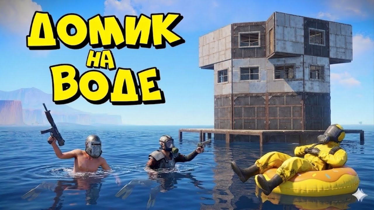 ВЫЖИВАНИЕ в ДОМИКЕ на ВОДЕ в ОКСАЙД | МЫ ЖИВЕМ на ВОДЕ и ДЕРЖИМ ФАБРИКУ в Oxide: Survival Island смотреть онлайн