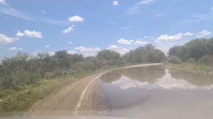 В Буденновском округе Ставрополья из-за подтопления временно перекрыли участок дороги