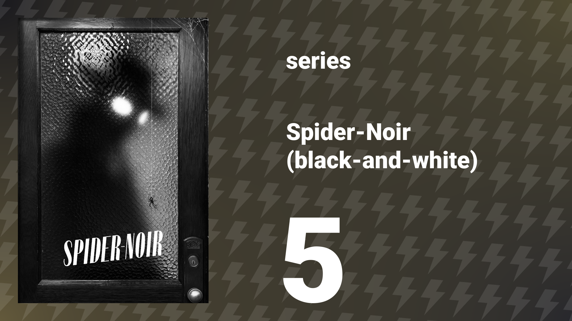 Spider-Noir (black-and-white) Episode 5 «Betrayal» (series, 2026) смотреть онлайн