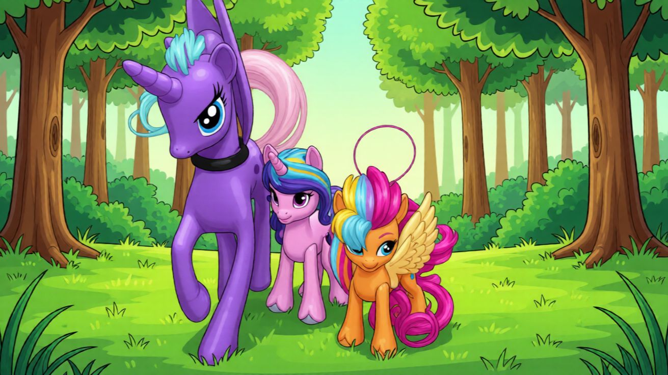 MyLittlePony. Изи потерялась в  лесу