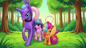 MyLittlePony. Изи потерялась в  лесу