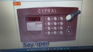 Цикл ошибки на Домофон Cyfral CCD-2094.1/TM