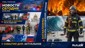 Новости Сегодня 03.06.2026 - Россия, Москва, ЧП, Катаклизмы, События Дня, США Европа