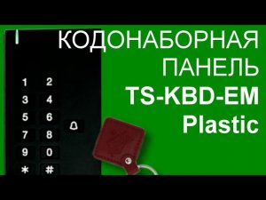 Кодовая панель Tantos TS-KBD-EM Plastic