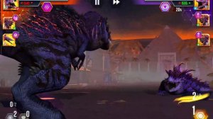 Пролдожаю сражаться повторяющие схватки, « Я играю в Jurassic world the Game «