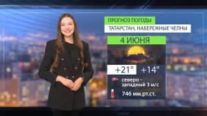 Прогноз погоды в Набережных Челнах на 4 июня 2026 г.