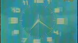 Часы ОРТ-Казахстан (1999-2000) с утренней музыкой часов российского Первого канала
