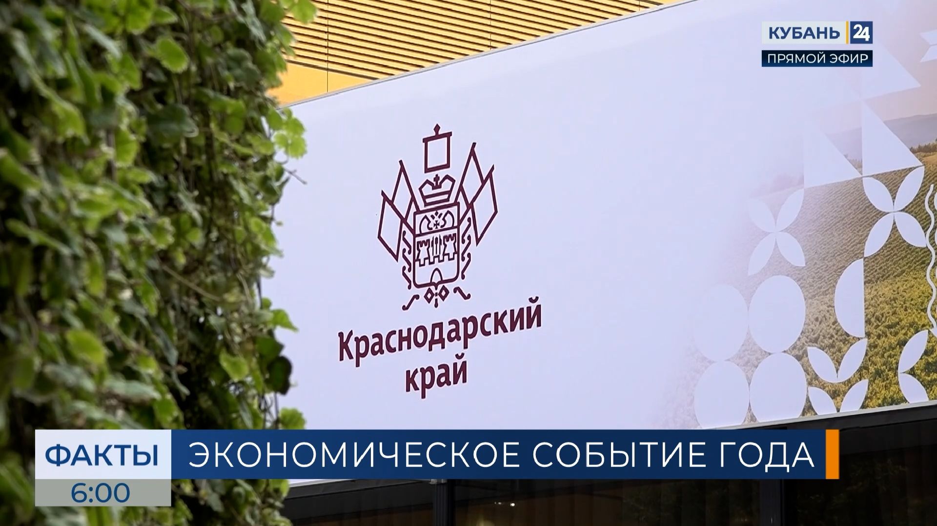Краснодарский край принимает участие в ПМЭФ-2026 смотреть онлайн