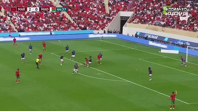 Матч между Марокко и Тунисом (4:0) в рамках подготовки к чемпионату мира по футболу 2026 🔥