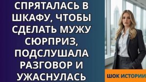 Спряталась в шкафу, чтобы сделать мужу сюрприз, подслушала разговор и ужаснулась!