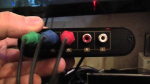 Конвертер сигнала с компонента + аудио R/L на HDMI