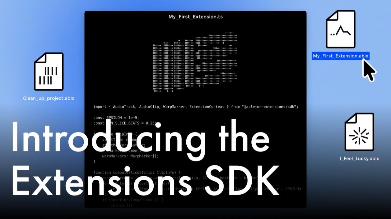 Ableton Live Extensions SDK Introducing: Experimental Playground Inside Live смотреть онлайн