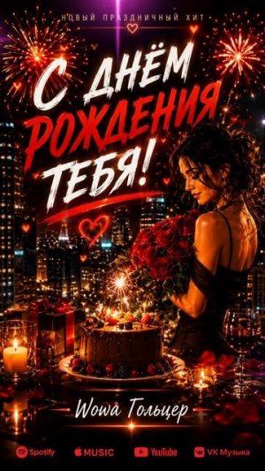 🎂 С ДНЁМ РОЖДЕНИЯ ТЕБЯ! 🎉