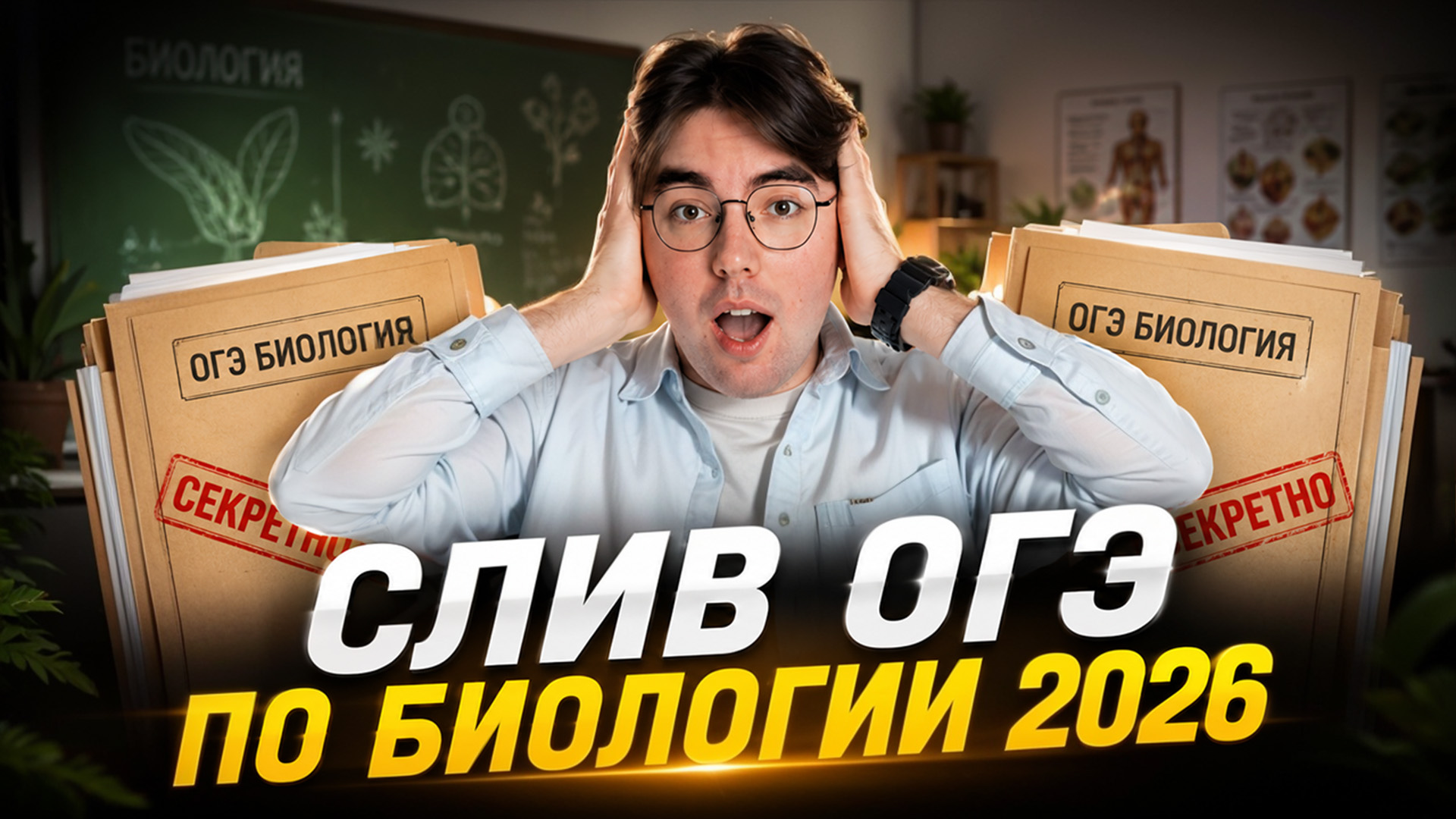Слив заданий ОГЭ по биологии 2026 | Никита Павлов | Умскул смотреть онлайн