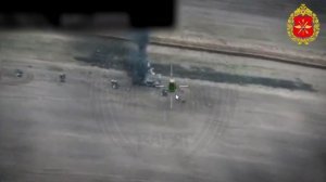 Уничтожение позиции запуска БПЛА ударными расчетами 50-й отдельной бригады «Варяг»