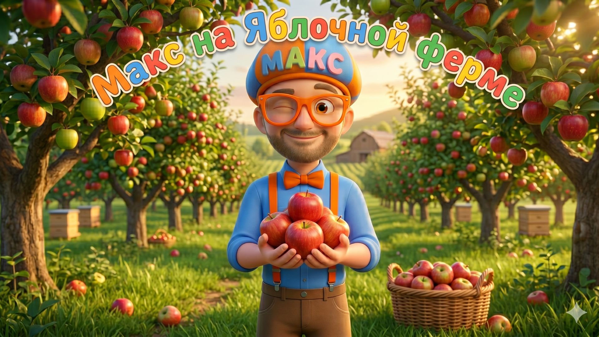 Знайка Макс на Яблочной Ферме! 🍎🍏 | Мир Открытий | Изучай этот Мир вместе со Знайкой Максом смотреть онлайн