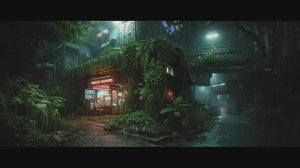 The Nexus Repair Shop on Trinity Lane _ Hidden Deep in Sector 12 _ Rainy Cyberpu