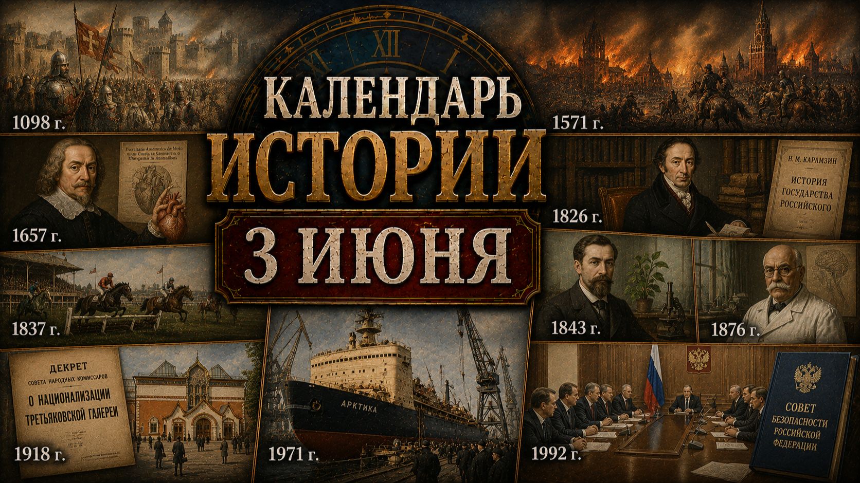 КАЛЕНДАРЬ ИСТОРИИ 3 ИЮНЯ смотреть онлайн