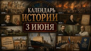 КАЛЕНДАРЬ ИСТОРИИ 3 ИЮНЯ