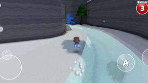Все стикеры в снежном биоме в игре Super Bear Adventure