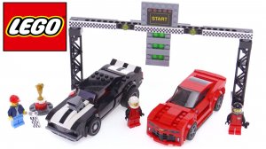 Лего Speed Champions 75874 Chevrolet Camaro для дрэг-рейсинга