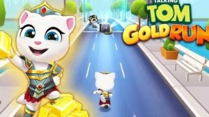 Talking Tom Gold Run. Анджела скейтер и новые обновления